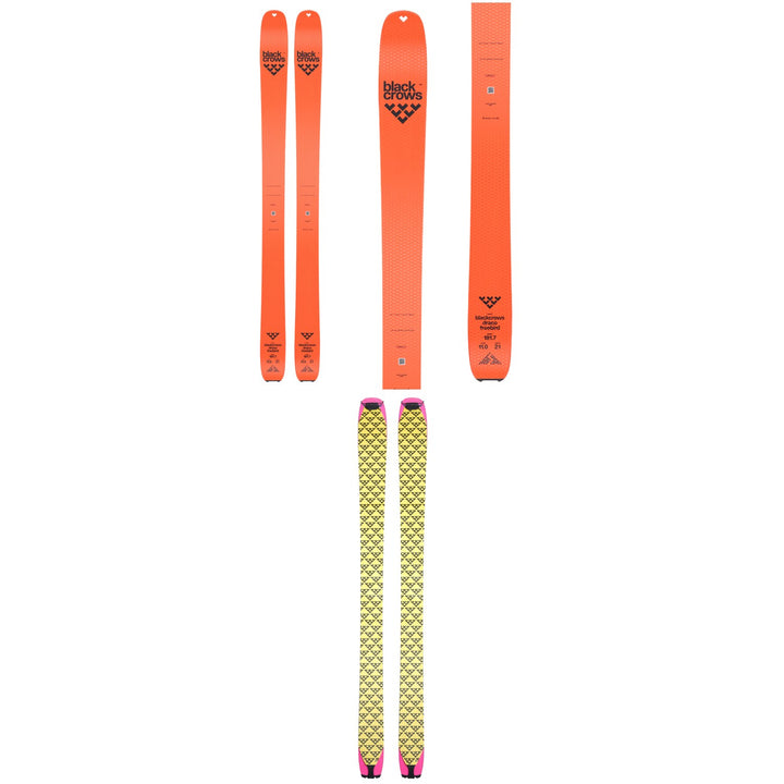 Black Crows Draco Freebird Skis + Pilus Draco Freebird Climbing Skins 2024