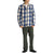 Vans Permberton Long-Sleeve Shirt - Men's Blue Depths/Oatmeal