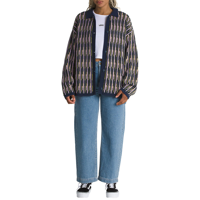 Vans Alta Chunky Knit Cardigan - Women's Dress Blues