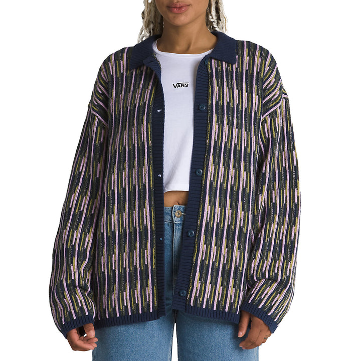 Vans Alta Chunky Knit Cardigan - Women's Dress Blues