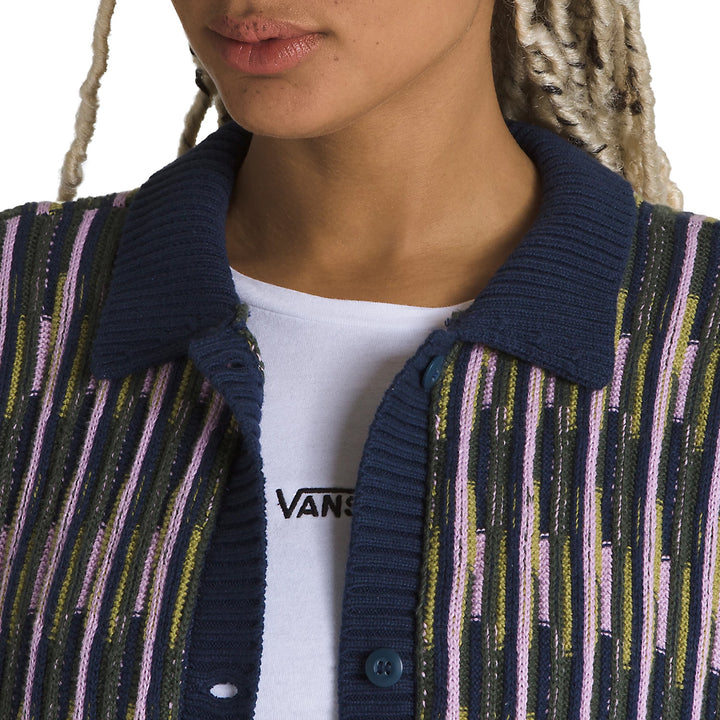 Vans Alta Chunky Knit Cardigan - Women's Dress Blues