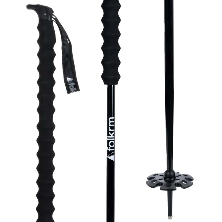 Folkrm Wyeast Ski Poles 2024 Onyx Black