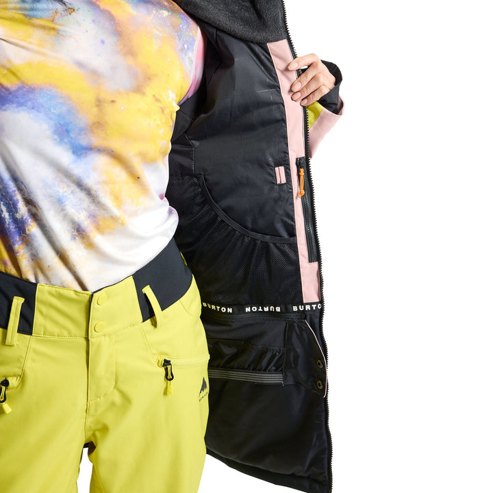 Burton Prowess 2.0 2L Jacket - Women's Powder Blush/Sulfur/True Black