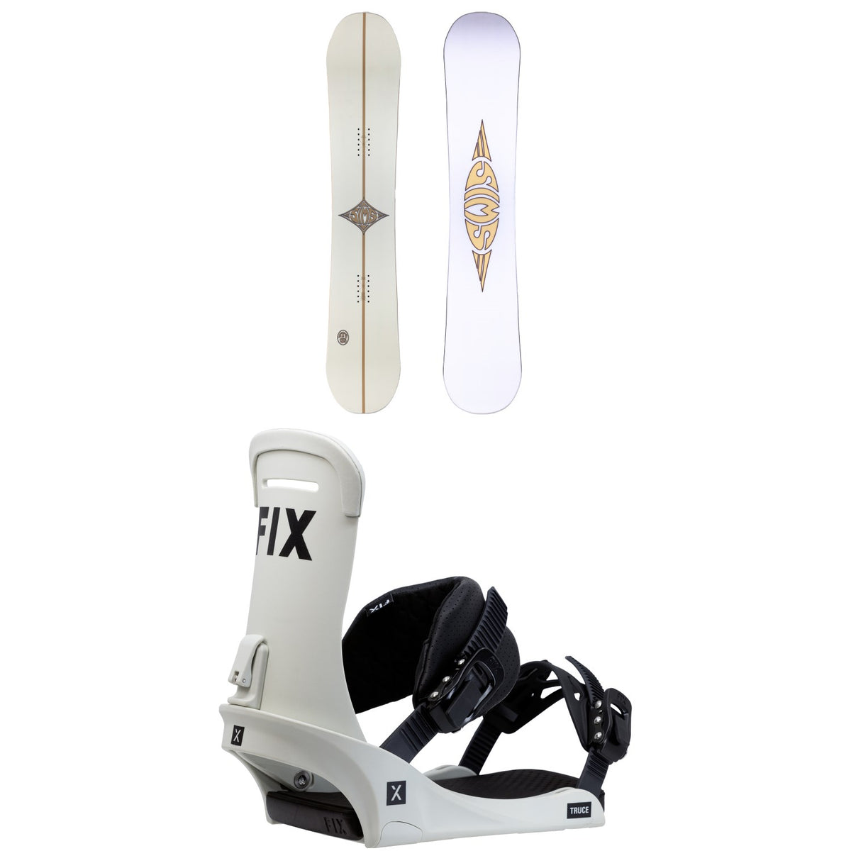 Sims ATV Snowboard + Fix Truce Snowboard Bindings 2024