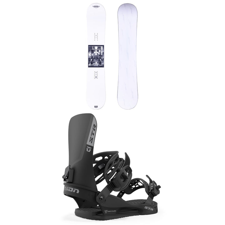 Sims Bowl Squad Snowboard + Union STR Snowboard Bindings 2024