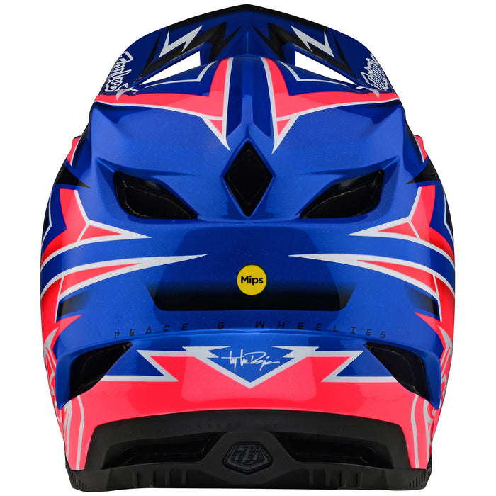 Troy Lee Designs D4 Composite Bike Helmet Volt Blue