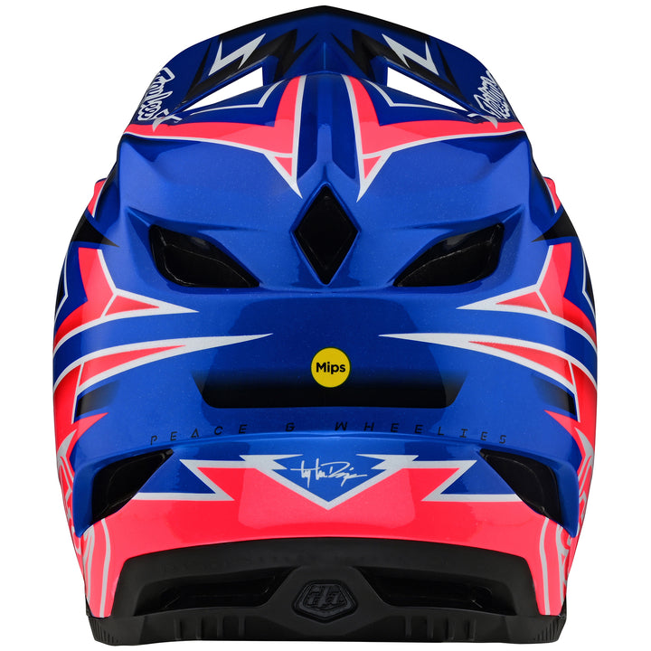 Troy Lee Designs D4 Composite Bike Helmet Volt Blue
