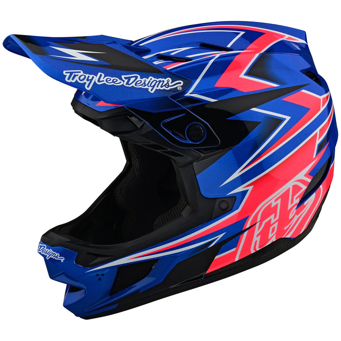 Troy Lee Designs D4 Composite Bike Helmet Volt Blue
