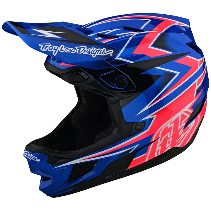 Troy Lee Designs D4 Composite Bike Helmet Volt Blue