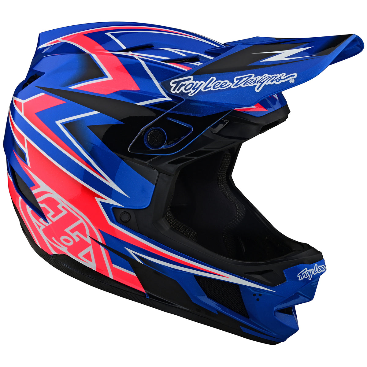 Troy Lee Designs D4 Composite Bike Helmet Volt Blue