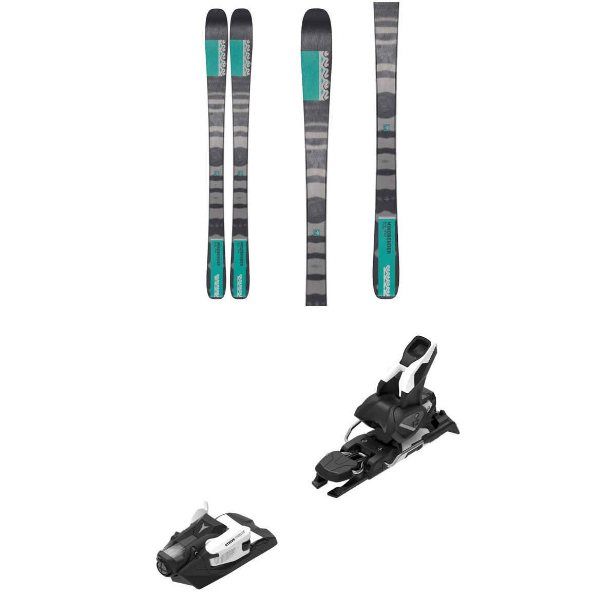 K2 Mindbender 85 Skis - Women's + Atomic Strive 12 GW Ski Bindings