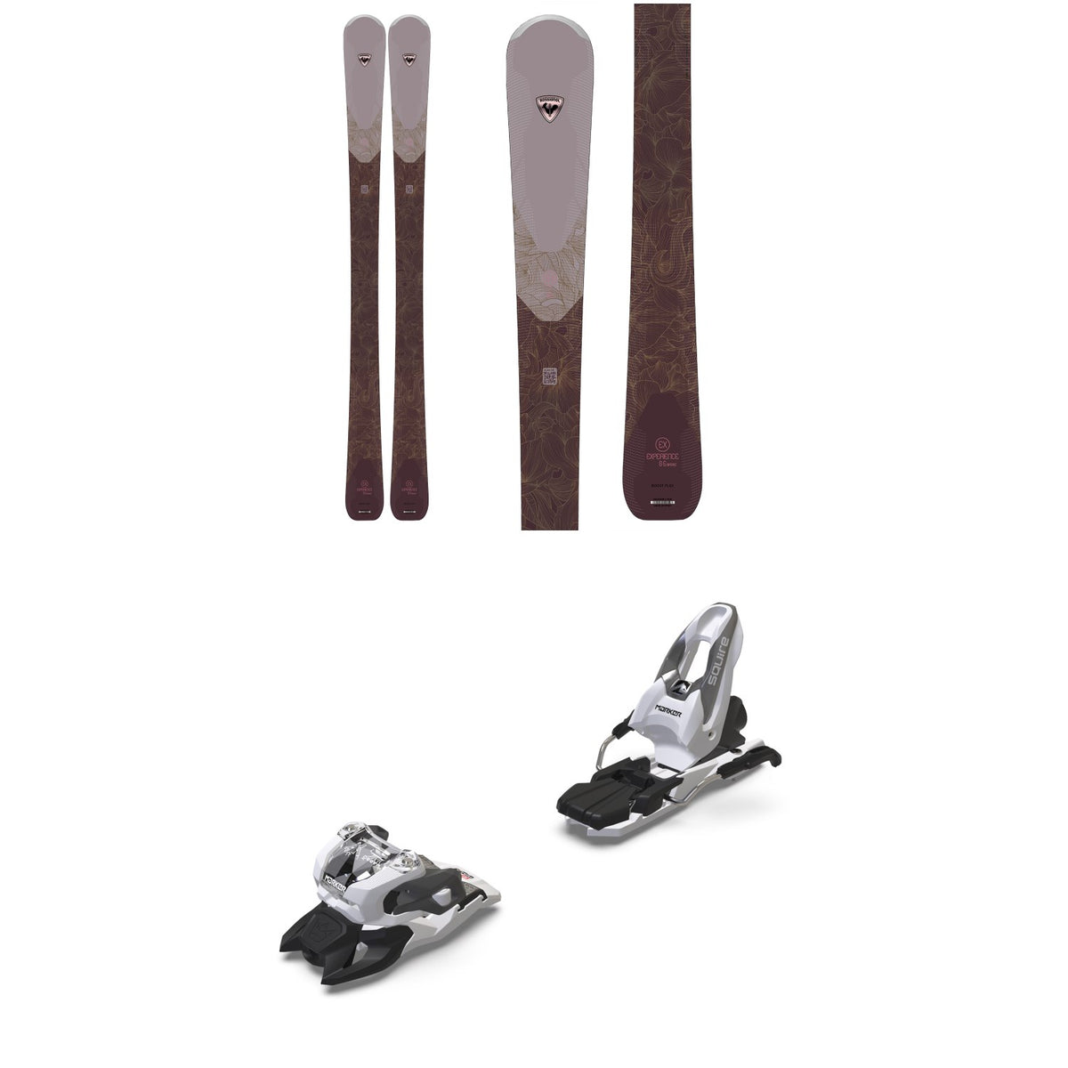 Rossignol Experience W 86 Basalt Skis - Women's + Marker Squire 10 Ski Bindings