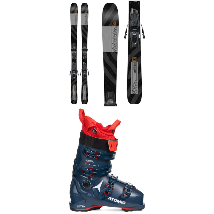K2 Mindbender 85 Skis + Squire 10 Bindings + Atomic Hawx Ultra 110 S GW Ski Boots