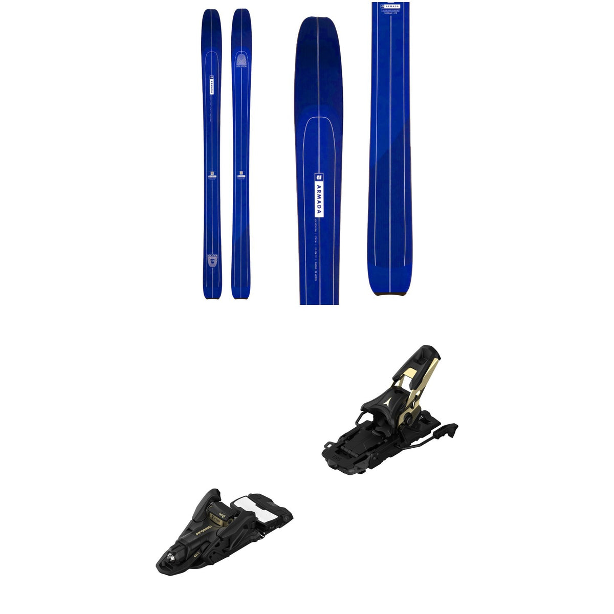 Armada Locator 104 Skis + Atomic Shift MNC 13 Alpine Touring Ski Bindings 2024