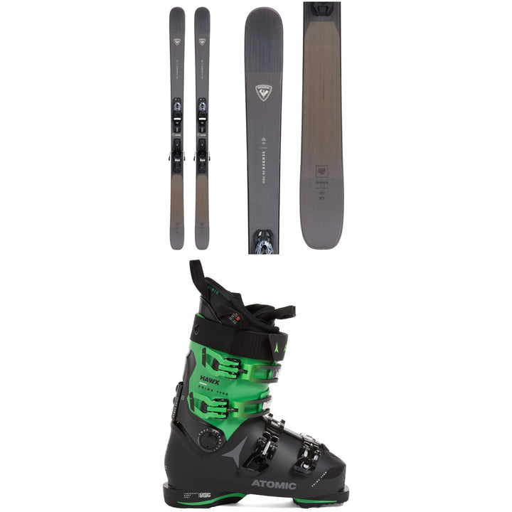 Rossignol Sender 90 Pro Skis + Xpress 10 Bindings + Atomic Hawx Prime 110 S GW Ski Boots 2024