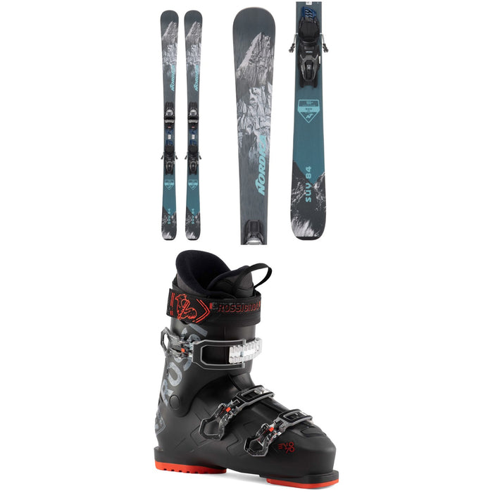 Nordica SUV 84 + TP2 Compact FDT Ski Bindings + Rossignol Evo 70 Ski Boots 2024