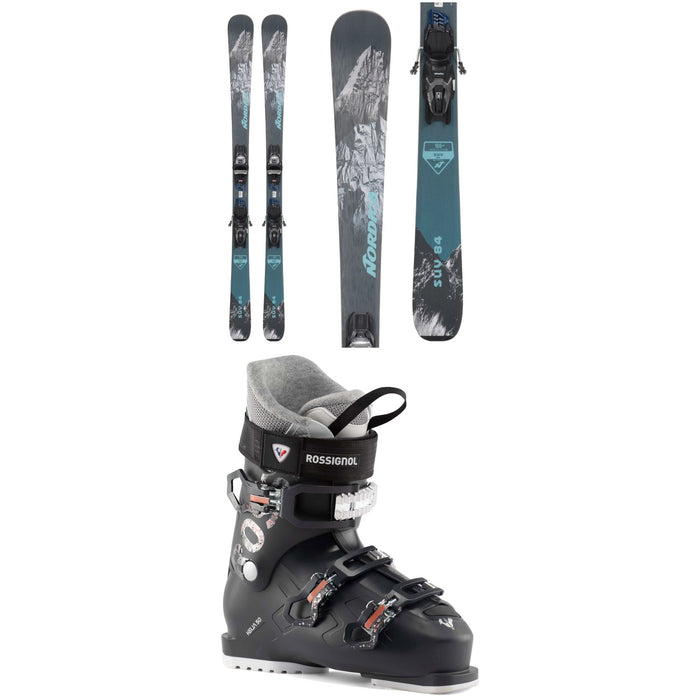 Nordica SUV 84 + TP2 Compact FDT Ski Bindings + Rossignol Kelia 50 Ski Boots - Women's 2024
