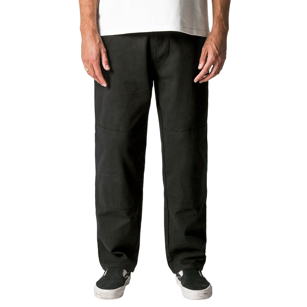 Former Distend Double Knee Pants - Men's Black