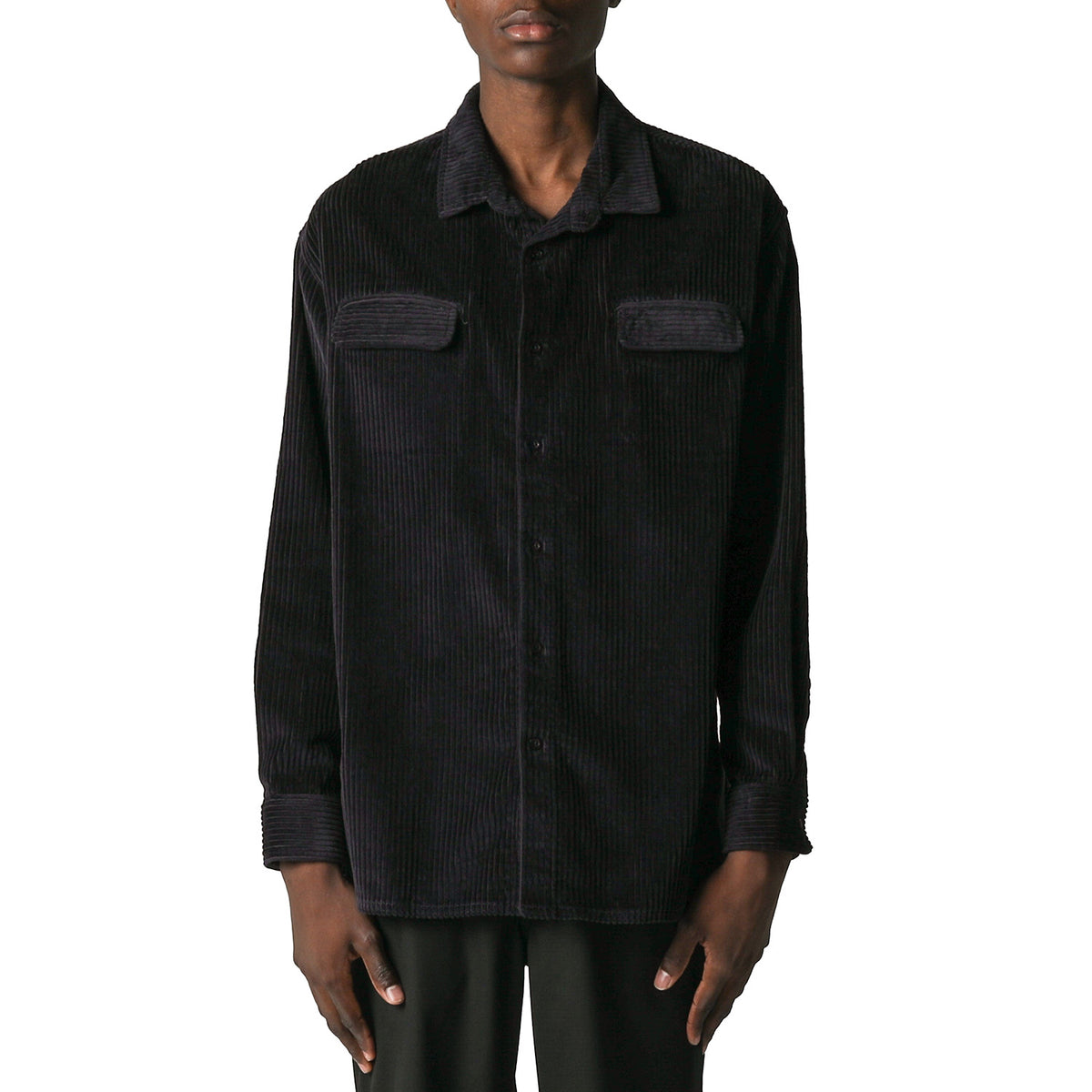 Former Vivian Cord Long-Sleeve Shirt - Men's Navy