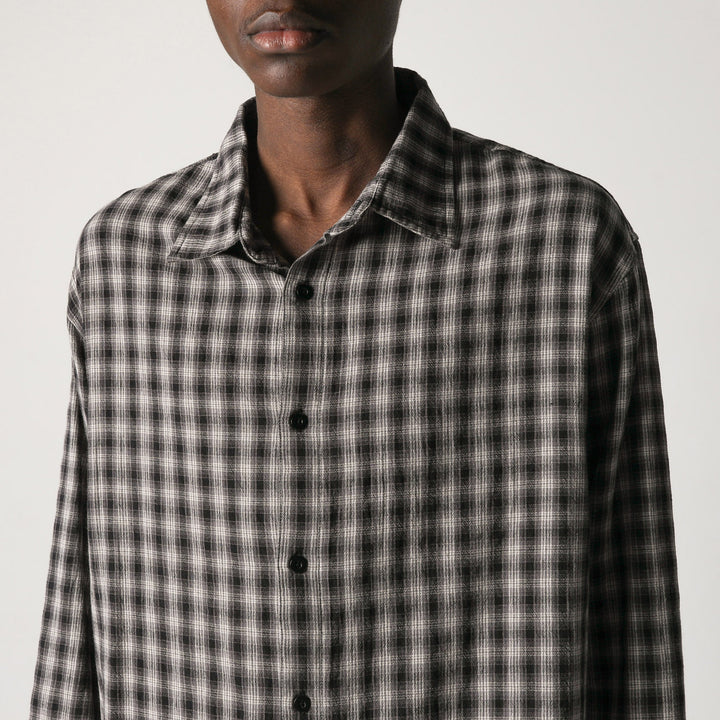 Former Vivian Check Long-Sleeve Shirt - Men's Grey Check