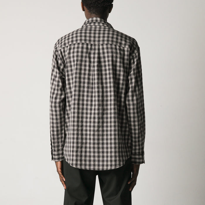 Former Vivian Check Long-Sleeve Shirt - Men's Grey Check