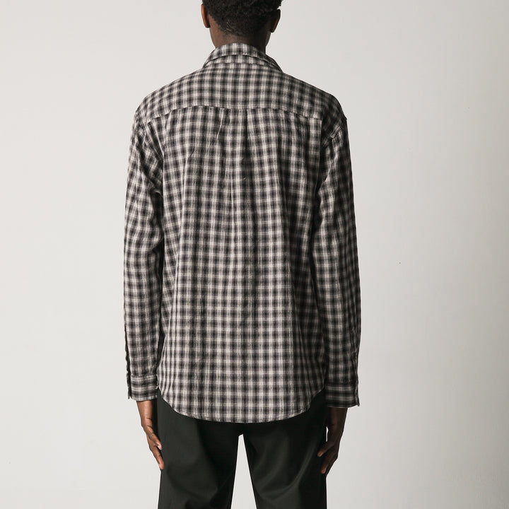 Former Vivian Check Long-Sleeve Shirt - Men's Grey Check