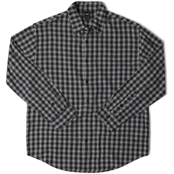 Former Vivian Check Long-Sleeve Shirt - Men's Grey Check