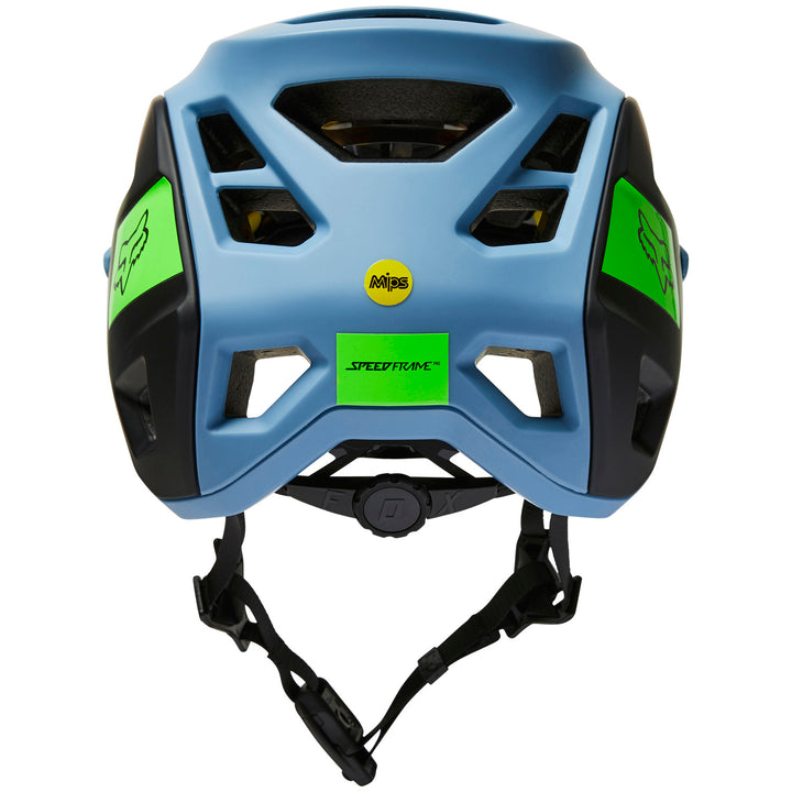 Fox Racing Speedframe Pro Blocked Bike Helmet Dusty Blue