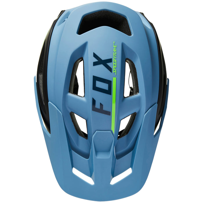 Fox Racing Speedframe Pro Blocked Bike Helmet Dusty Blue