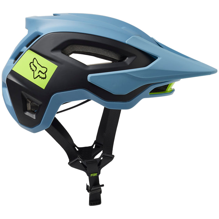 Fox Racing Speedframe Pro Blocked Bike Helmet Dusty Blue
