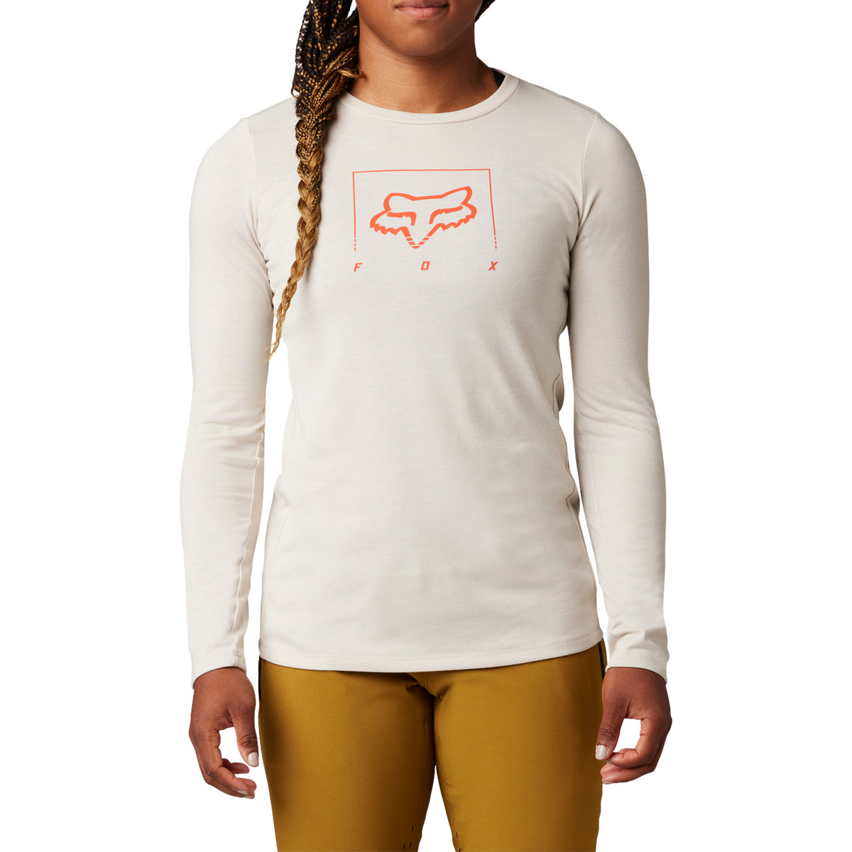 Fox Racing Ranger DR Mid Long-Sleeve Jersey - Women's Vintage White
