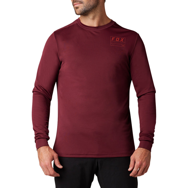 Fox Racing Ranger Swath Long-Sleeve Jersey Dark Maroon