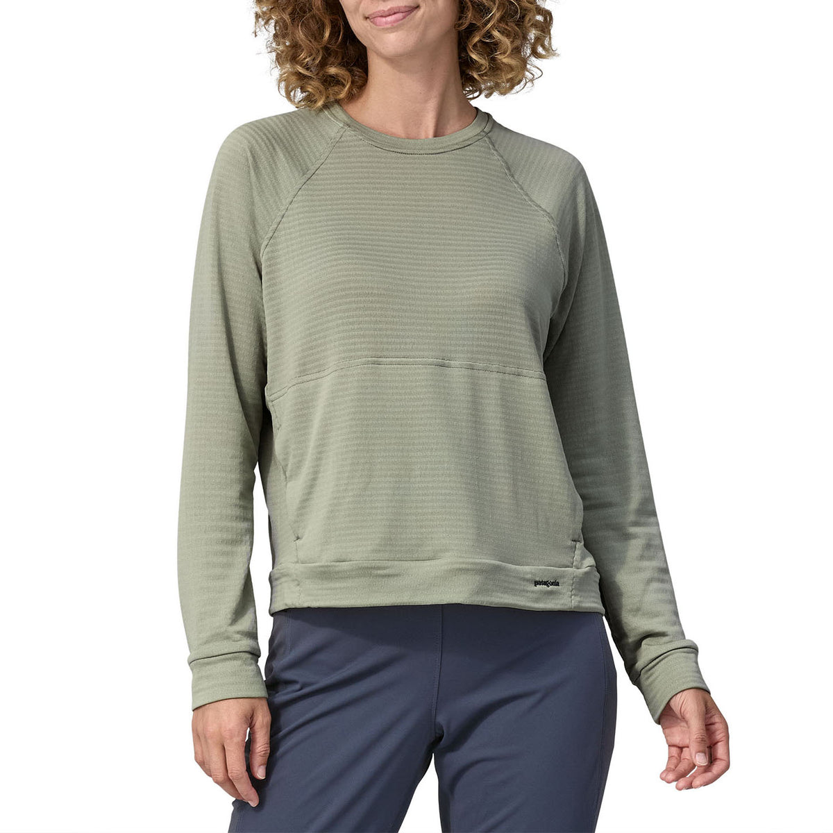 Patagonia Capilene Thermal Long-Sleeve Crew Top - Women's Sleet Green