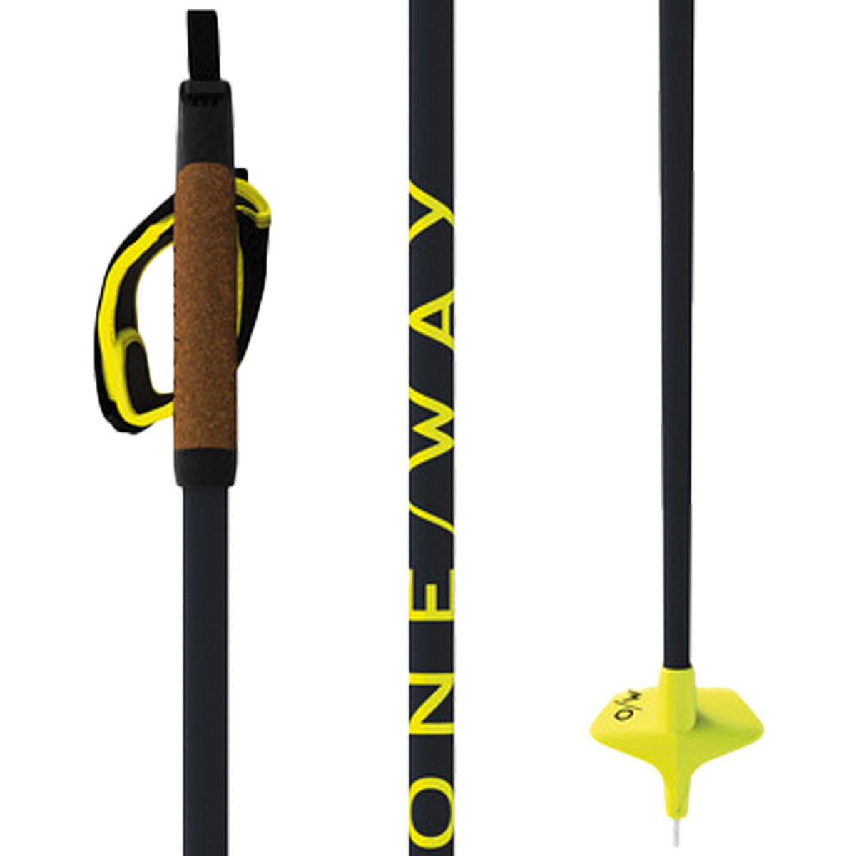 ONE/WAY Storm 6 Ski Poles 2024 Black
