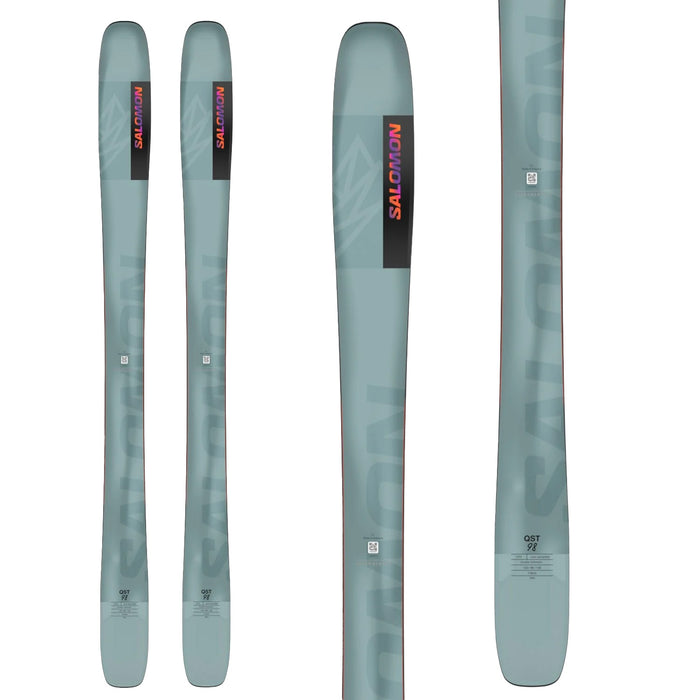 Salomon QST 98 Skis + Salomon Strive 12 GW Ski Bindings 2024