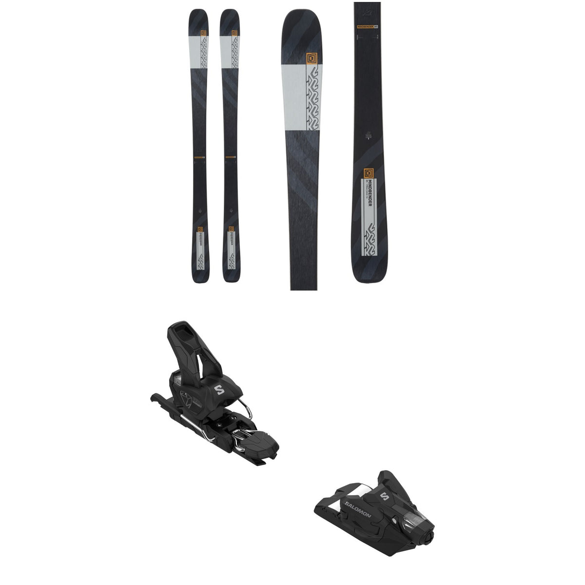 K2 Mindbender 85 Skis 2024 + Salomon Stage 10 GW Ski Bindings 2024