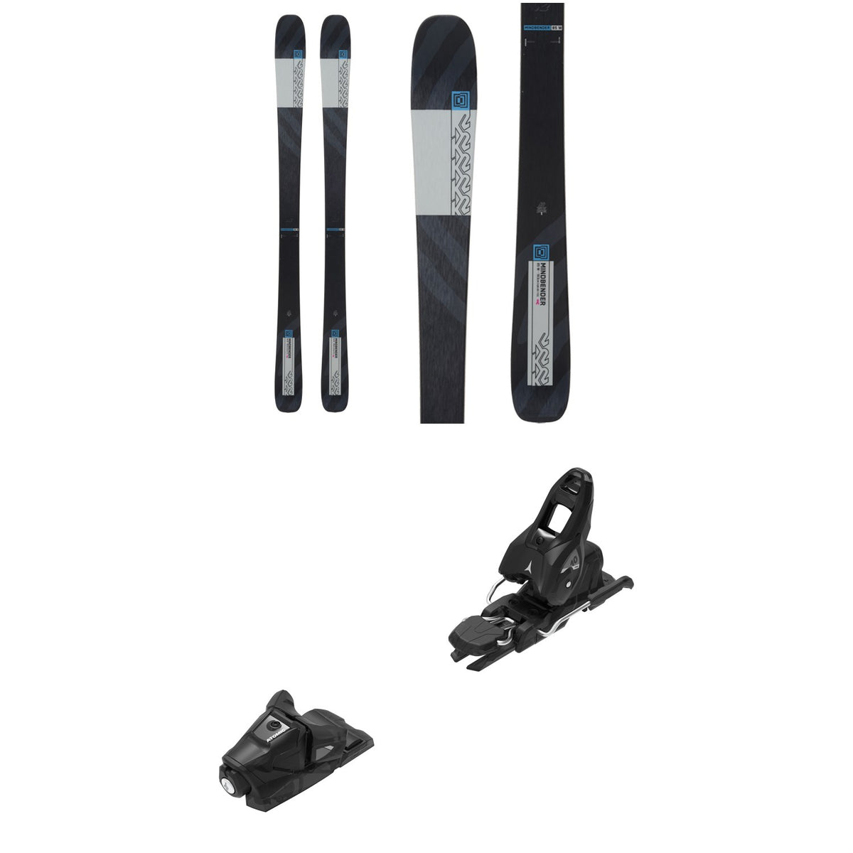 K2 Mindbender 85 Skis - Women's + Atomic Stage 10 GW Ski Bindings