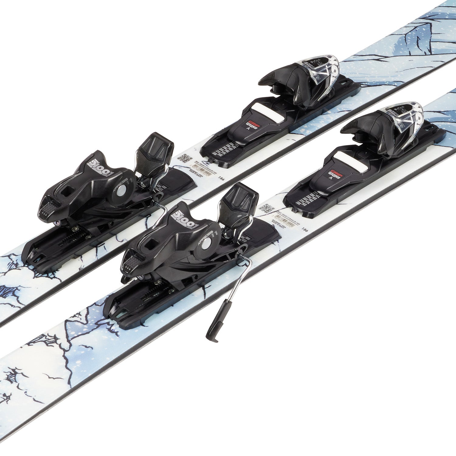 Rossignol Black Ops 92 Skis + Xpress 11 GW Bindings 2024 – evo