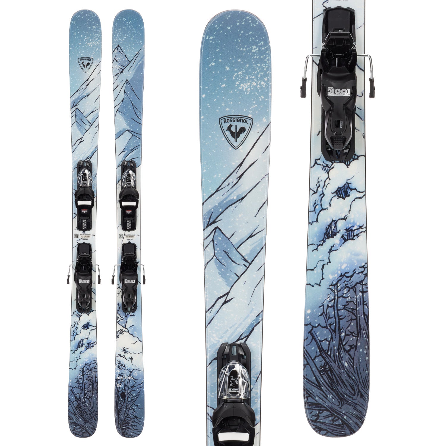 Rossignol Black Ops 92 Skis + Xpress 11 GW Bindings + Salomon S/Pro MV – evo