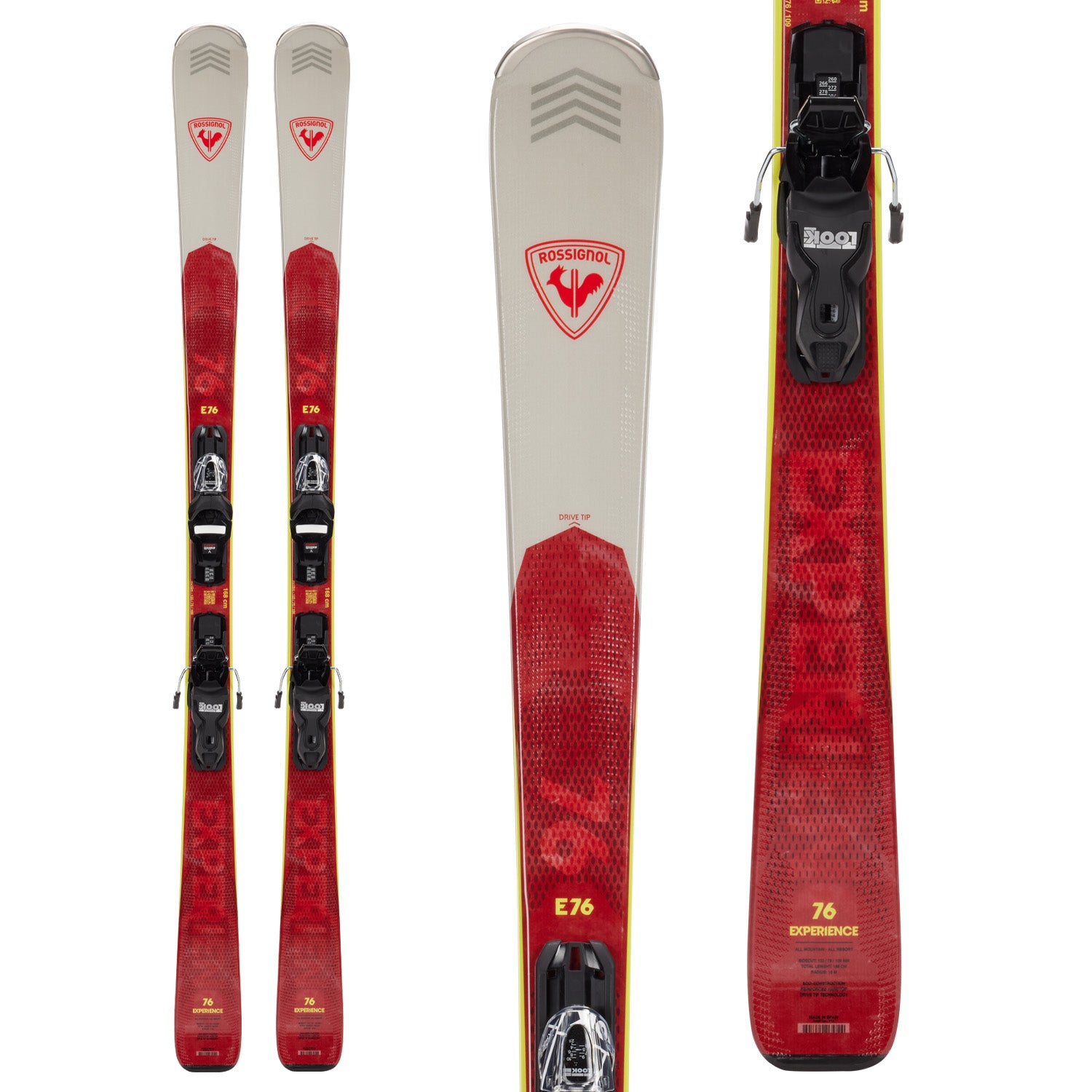 Rossignol Experience 76 Skis + Xpress 10 GW Bindings 2024 – evo