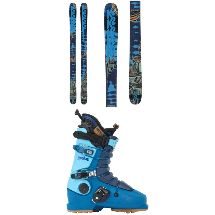 K2 Reckoner 102 Skis + K2 FL3X Revolve Team Ski Boots 2024