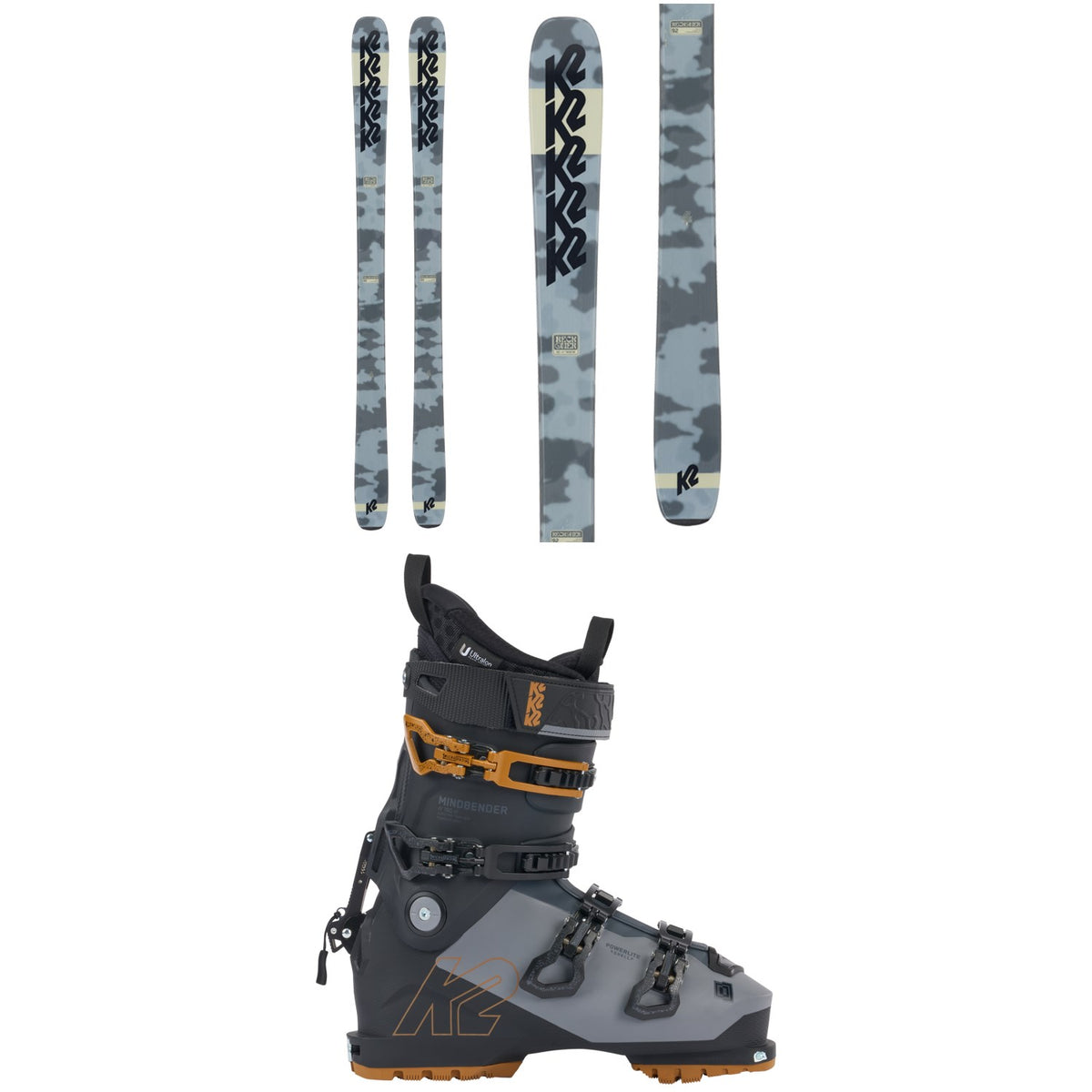 K2 Reckoner 92 Skis + K2 Mindbender 100 Alpine Touring Ski Boots 2024