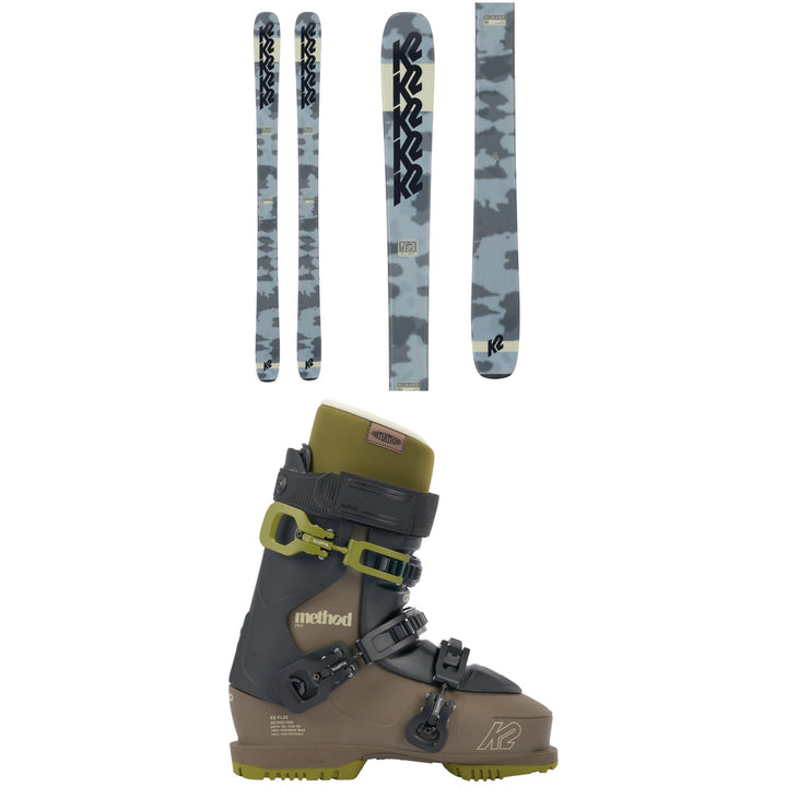 K2 Reckoner 92 Skis + K2 FL3X Method Pro Ski Boots 2024