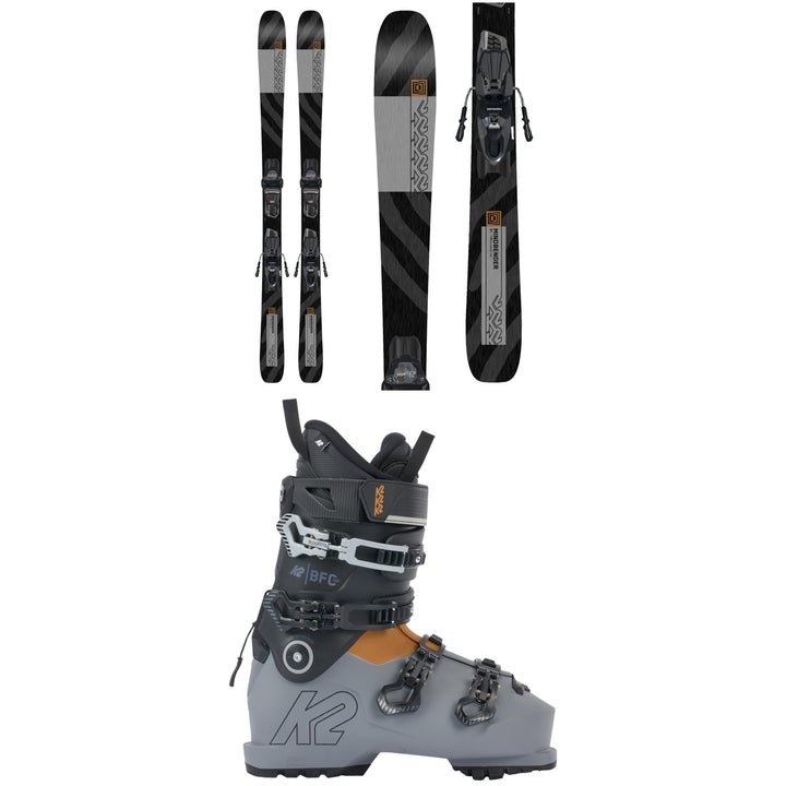 K2 Mindbender 85 Skis + Squire 10 Bindings + K2 BFC 100 Ski Boots 2024
