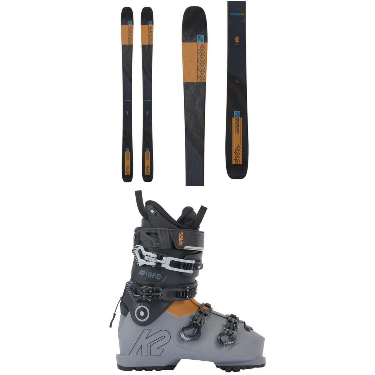 K2 Mindbender 96 C Skis + K2 BFC 100 Ski Boots 2024