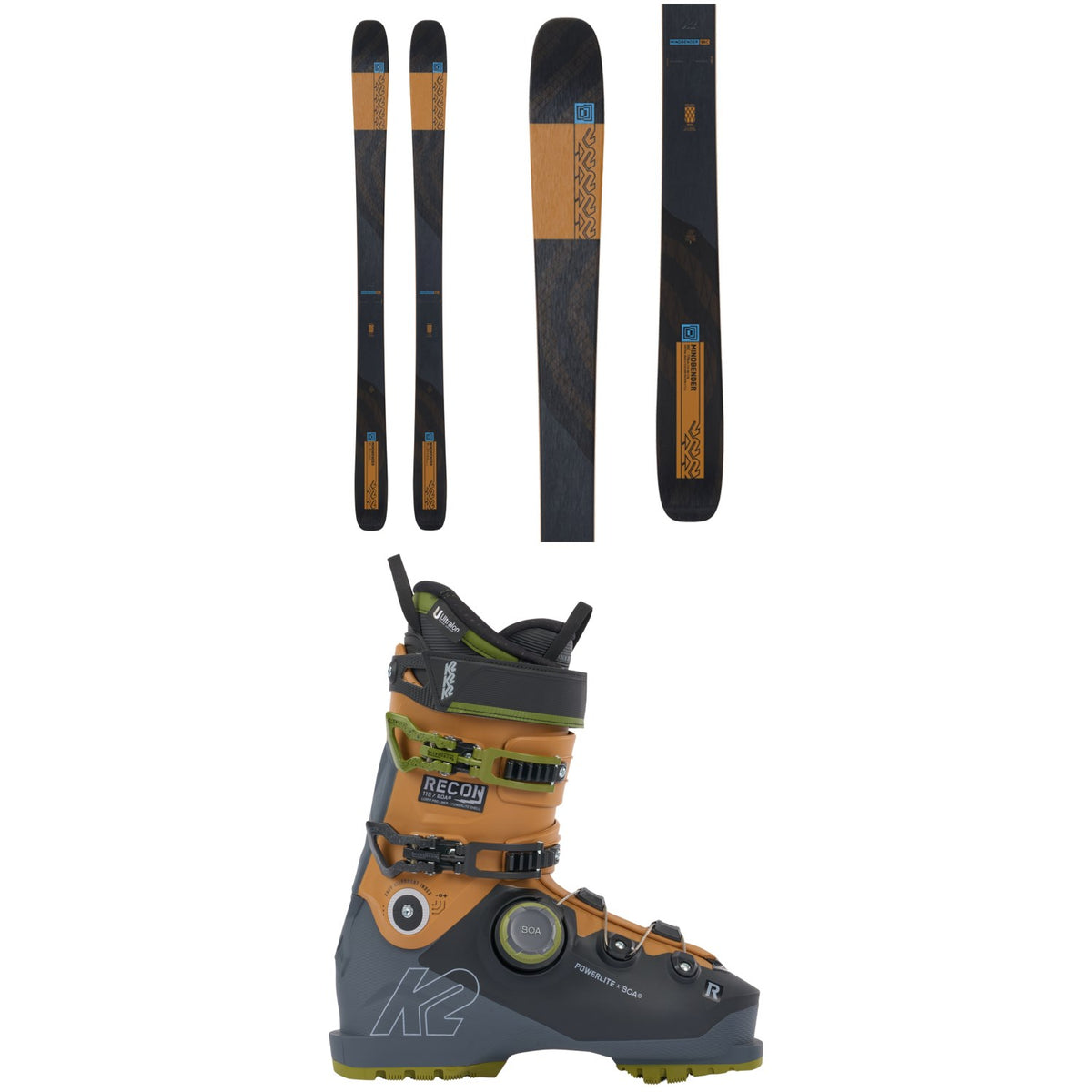 K2 Mindbender 96 C Skis + K2 Recon 110 BOA Ski Boots 2024