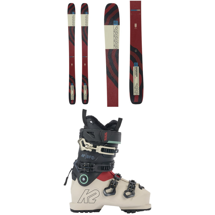 K2 Mindbender 96 C W Skis - Women's + K2 BFC 95 Ski Boots - Women's 2024