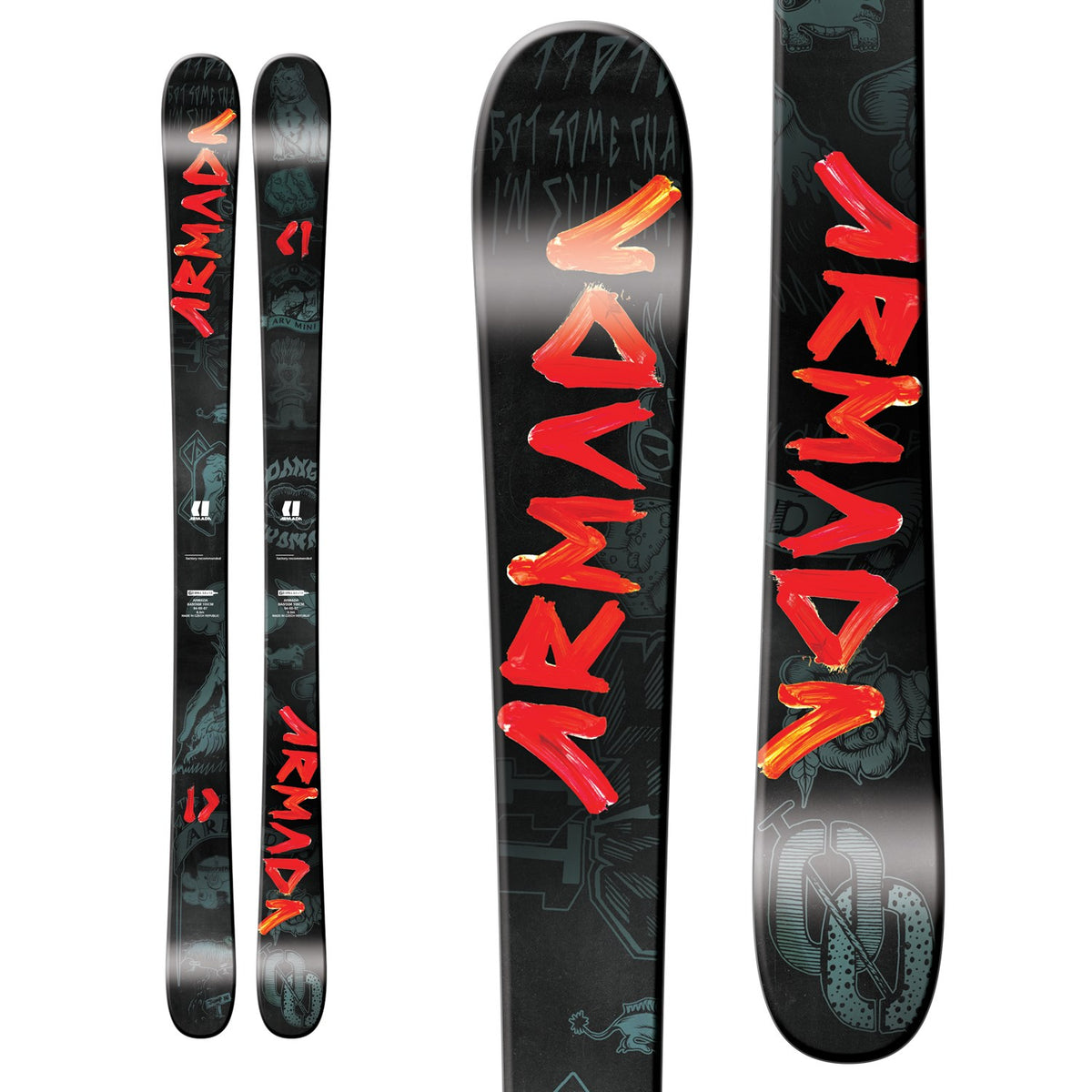 Armada Bantam Skis + Tyrolia SP 7.5 AC Bindings - Kids' 2017