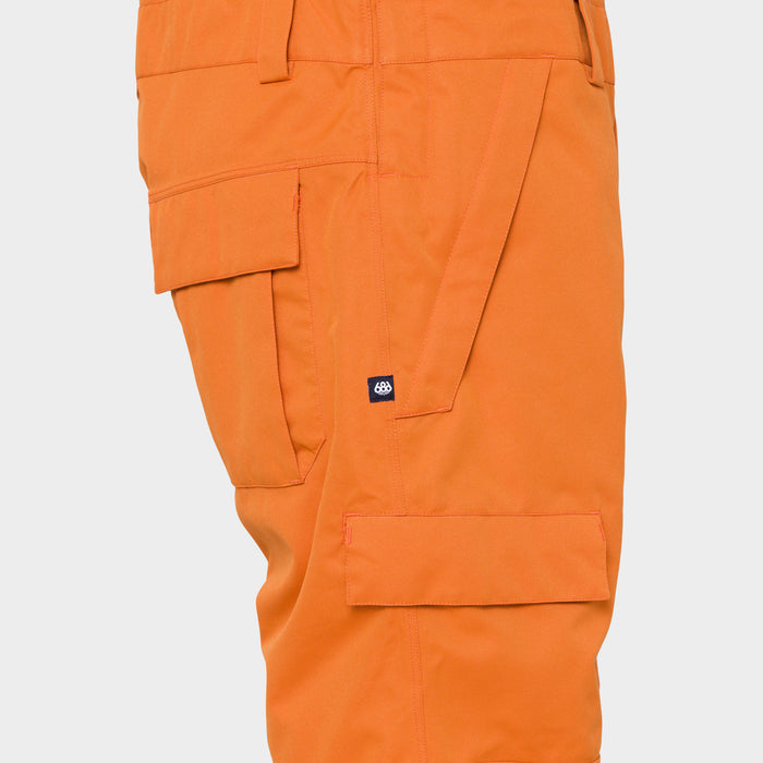 686 Hot Lap Insulated Bibs - Men's Copper Orange