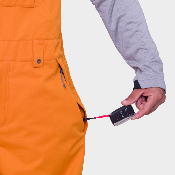 686 Hot Lap Insulated Bibs - Men's Copper Orange